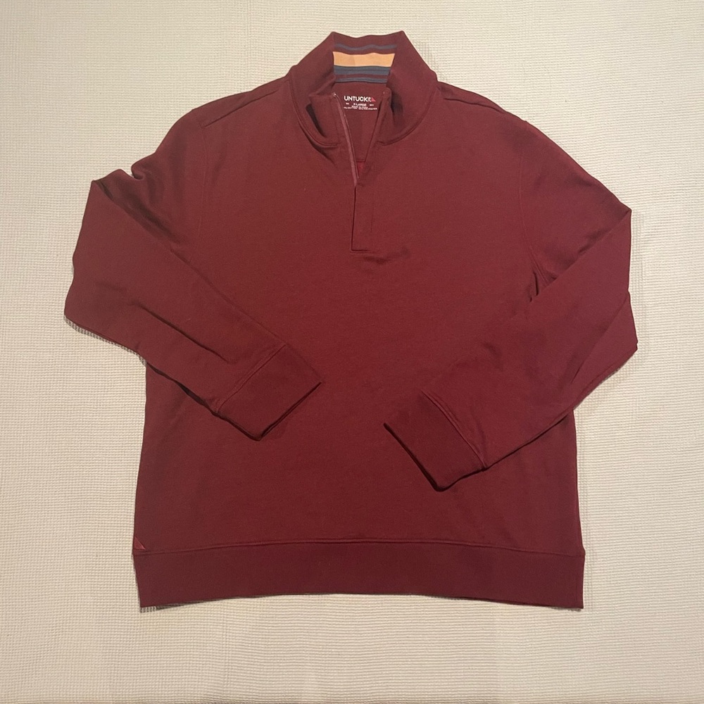 Untuckit Quarter 1/4 Zip Pullover Shirt